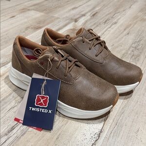 Womens Brown Casual Twisted X Shoes